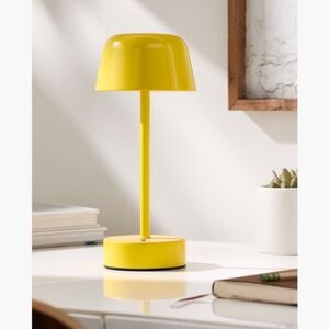 Surya Furnas Accent Table Lamp - MCM - Cordless - Rechargeable - Yellow